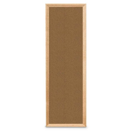 United Visual Products Slim Style Indoor Enclosed Corkboard, 24 UVRDS23SBH-GOLD-FORBO